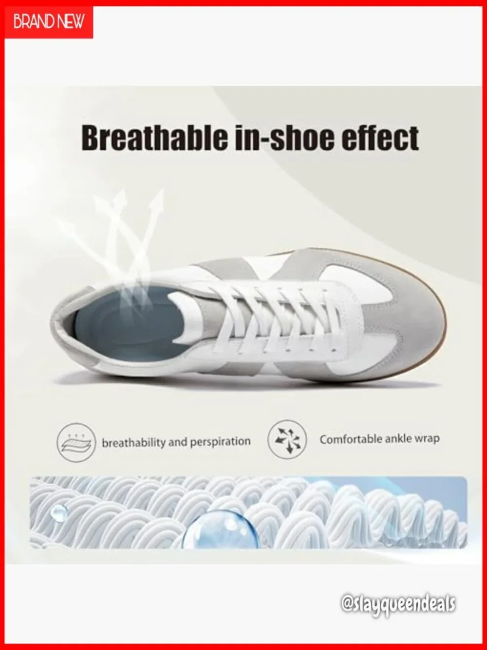 Lightweight Skateboarding Shoes, Anti-Slip, Breathable Synthetic Leather,